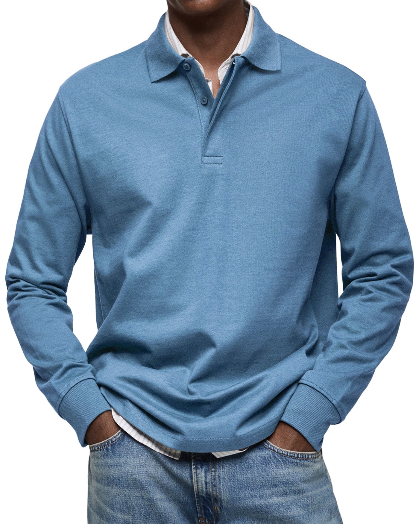 Jack™ | Casual Long Sleeve Polo Shirt For Men