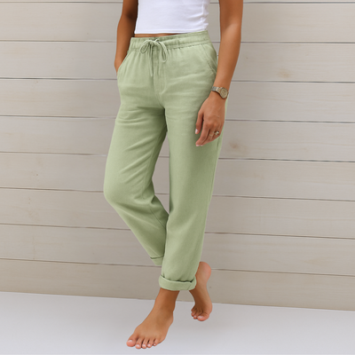 Layla | Premium breathable linen stretch pants