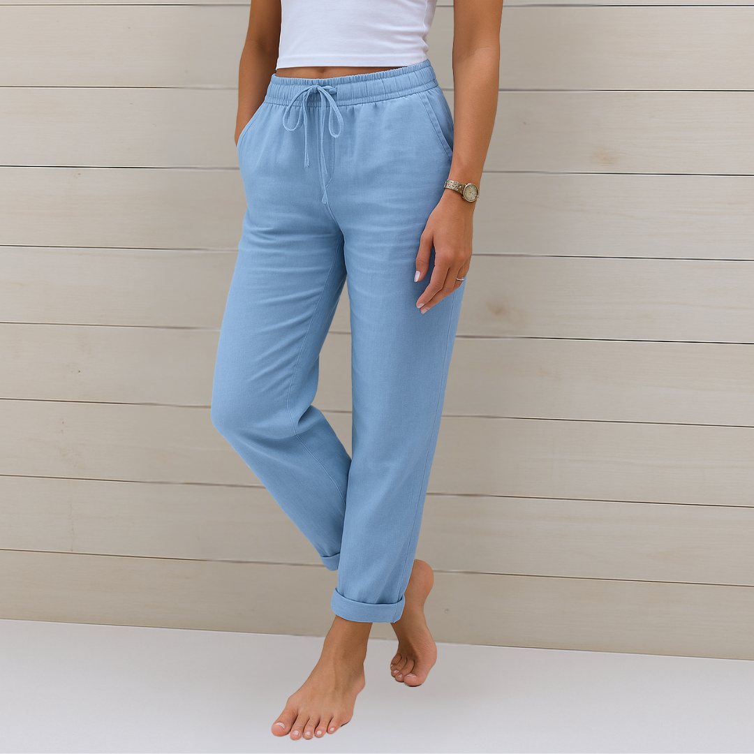 Layla | Premium breathable linen stretch pants