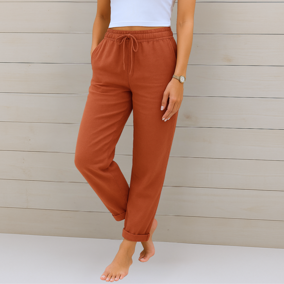 Layla | Premium breathable linen stretch pants