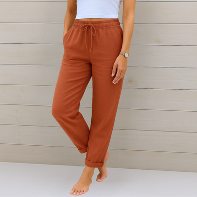 Layla | Premium breathable linen stretch pants
