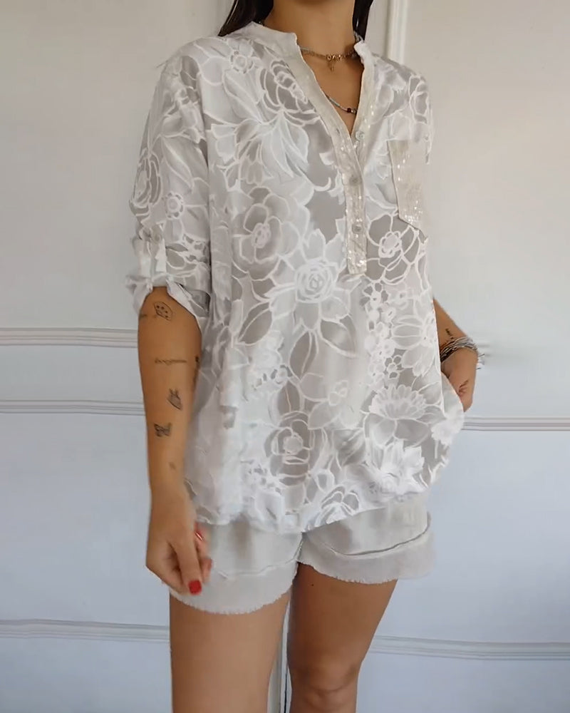 Jackie | Floral Print Blouse