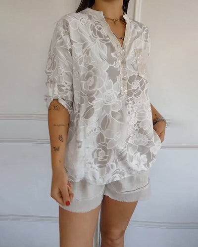 Jackie | Floral Print Blouse