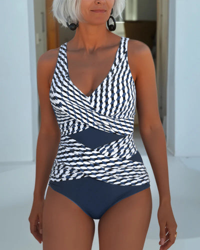 Elba | Elegant Cross-Over swimsuit