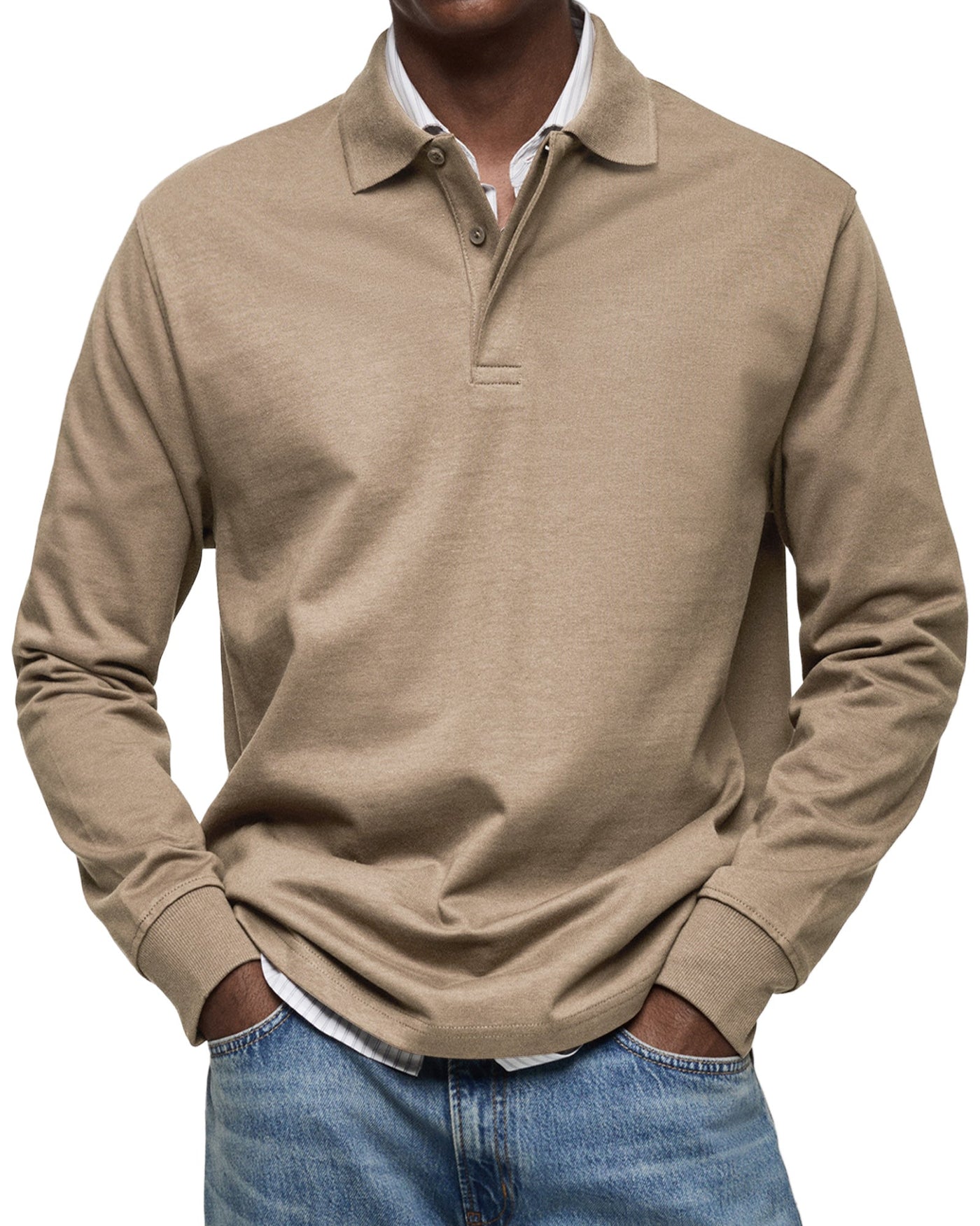 Jack™ | Casual Long Sleeve Polo Shirt For Men