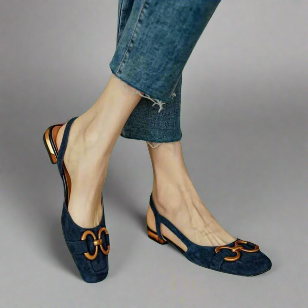 Madilyn | Elegant orthopedic sandals with block heel