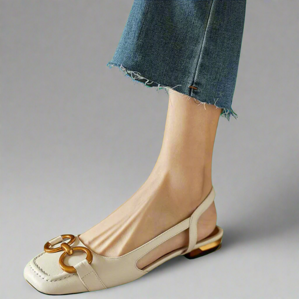 Madilyn | Elegant orthopedic sandals with block heel