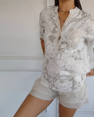 Jackie | Floral Print Blouse