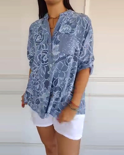 Jackie | Floral Print Blouse