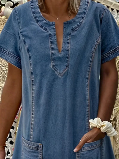 Gianna | Soft Denim Dress