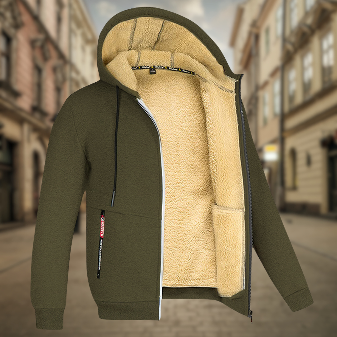 Frank™ | Warm Hoodie with Fleece Lining For Men