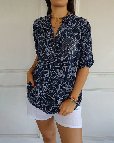 Jackie | Floral Print Blouse