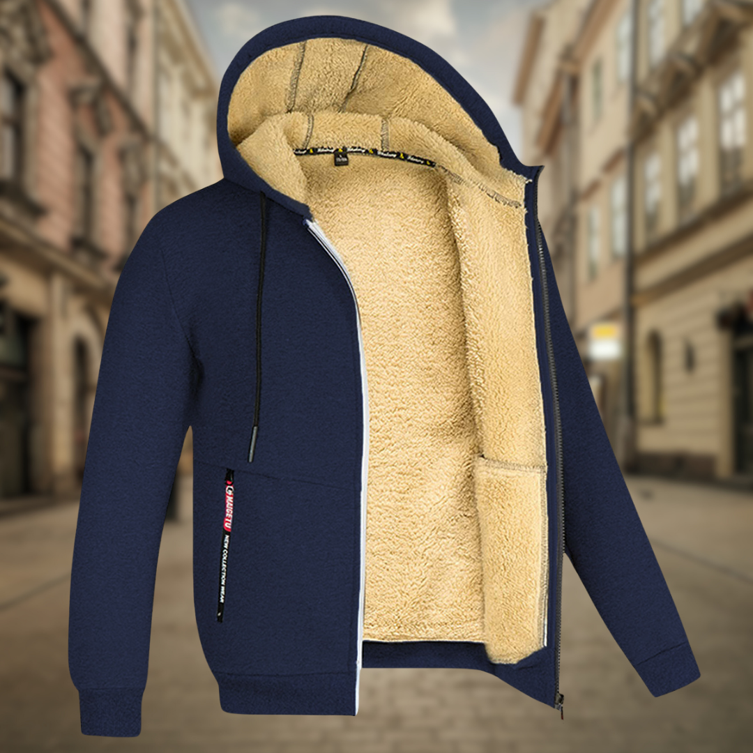 Frank™ | Warm Hoodie with Fleece Lining For Men