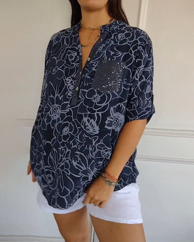 Jackie | Floral Print Blouse