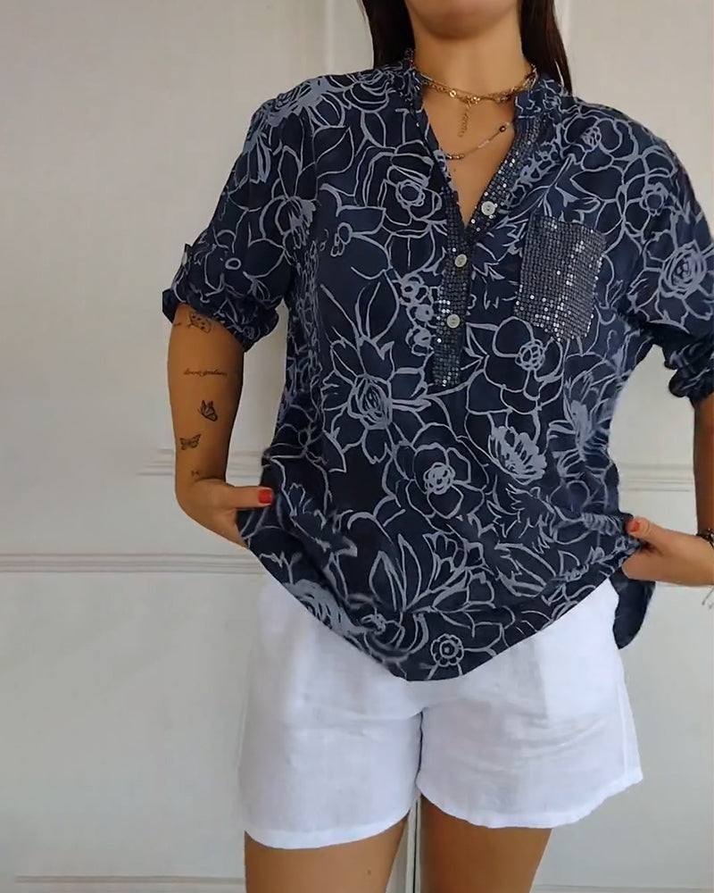 Jackie | Floral Print Blouse