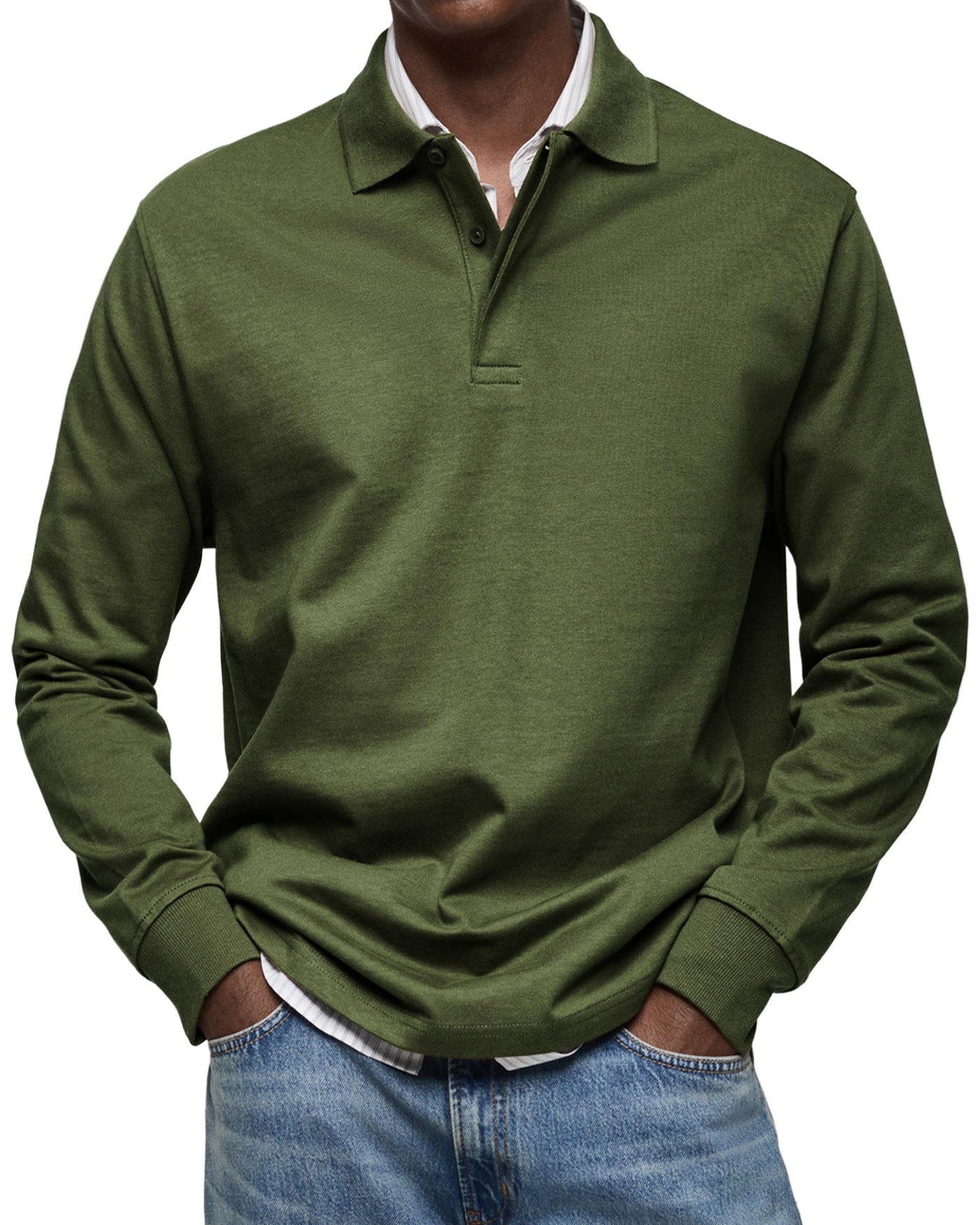 Jack™ | Casual Long Sleeve Polo Shirt For Men