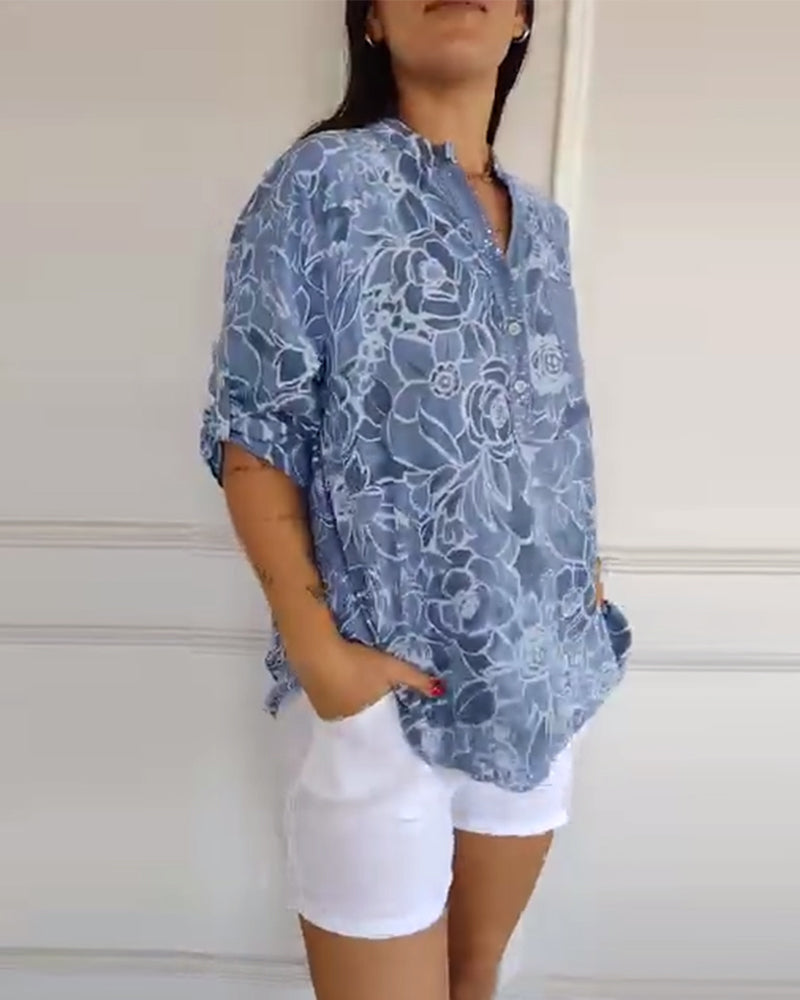 Jackie | Floral Print Blouse