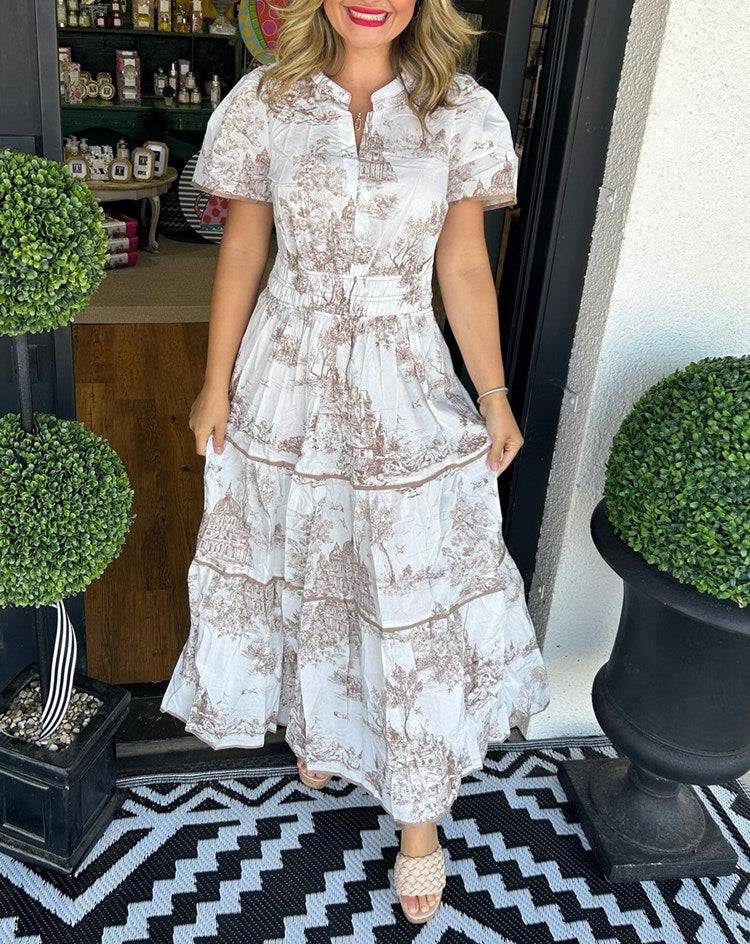 Mirae | Classic Toile Maxi