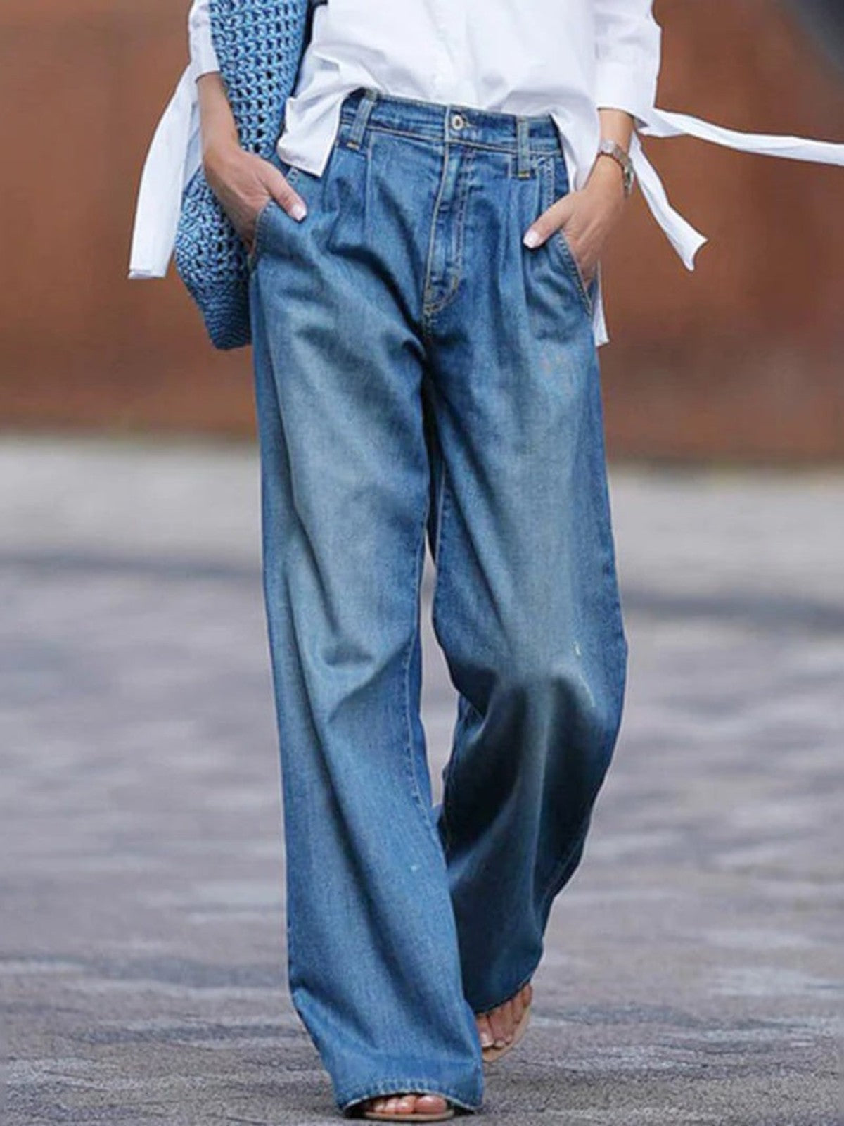 Abby | High-waisted denim jeans