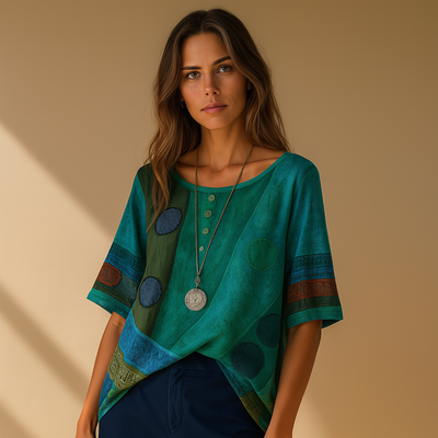Ruby – Colorful Bohemian Top