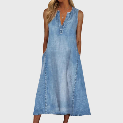 Andrea | Denim Comfort Dress