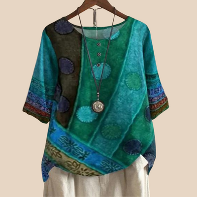 Ruby – Colorful Bohemian Top