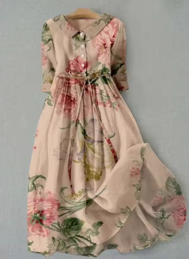 Elara | Floral Elegance Dress