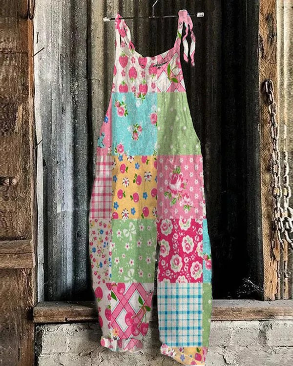 Effortless Bohemian Floral Jumpsuit for Women, All Day Comfort