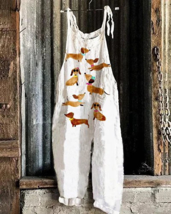 Vintage Floral Jumpsuit - Elegant Comfort for Women, Perfect for Every Occasion