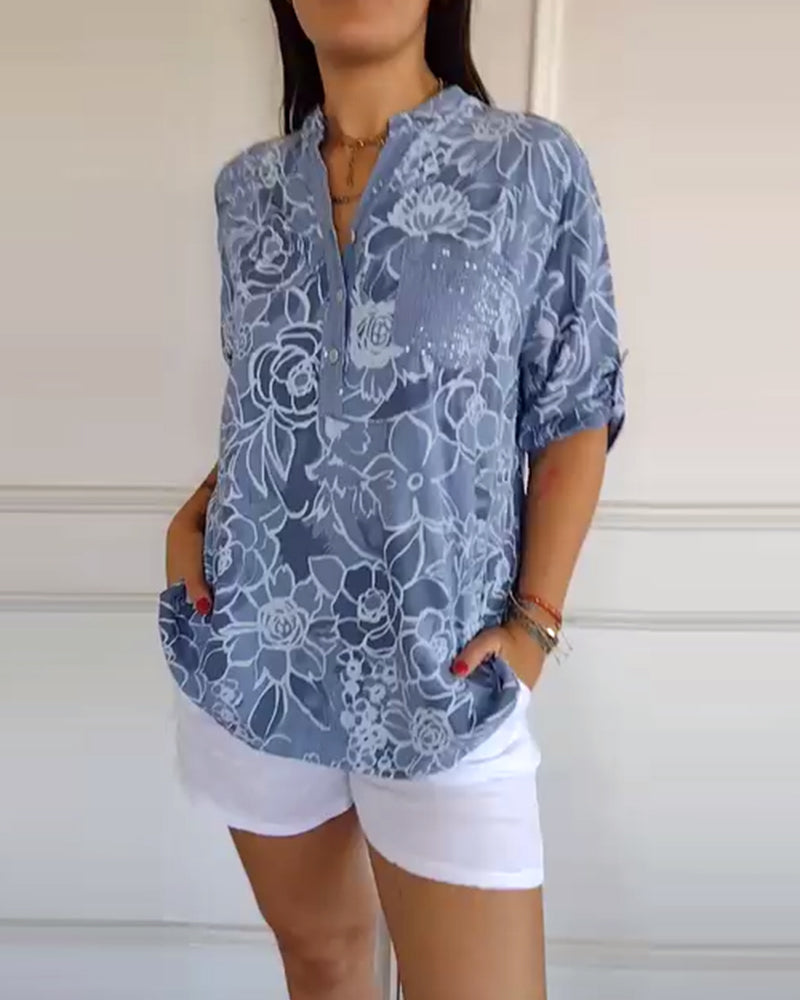 Jackie | Floral Print Blouse