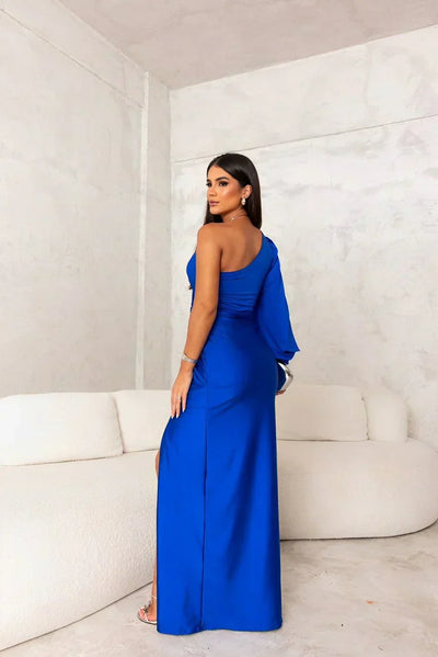 Prisca | Elegant One-Shoulder Maxi Dress
