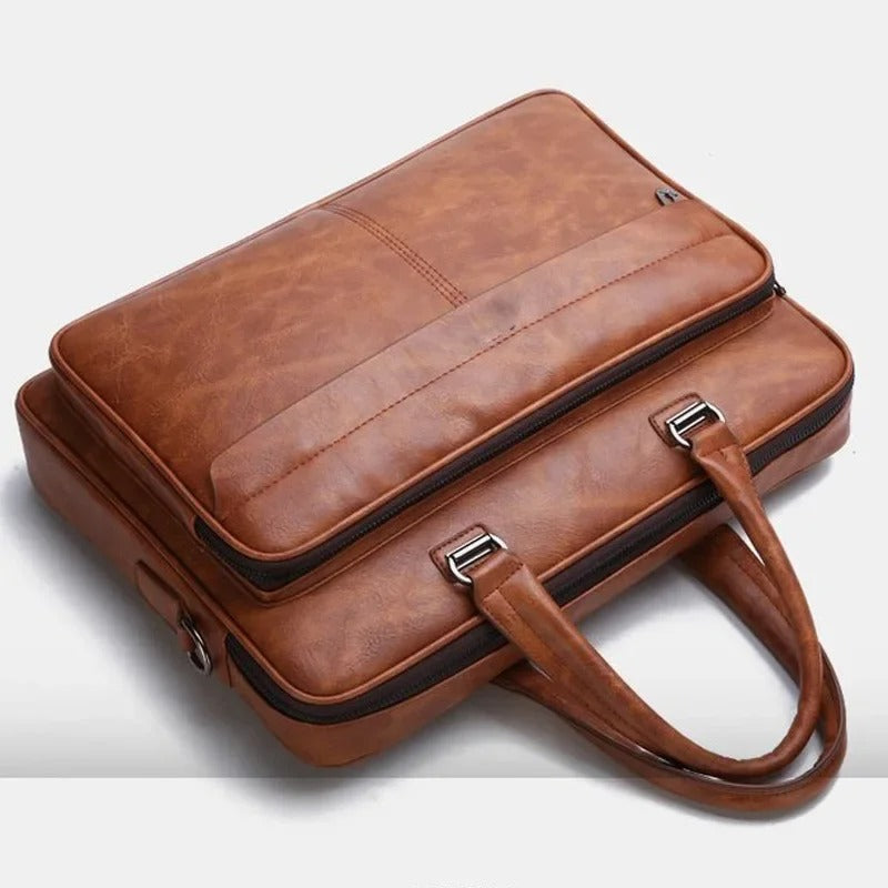 DIEGO | Leather Messenger Bag