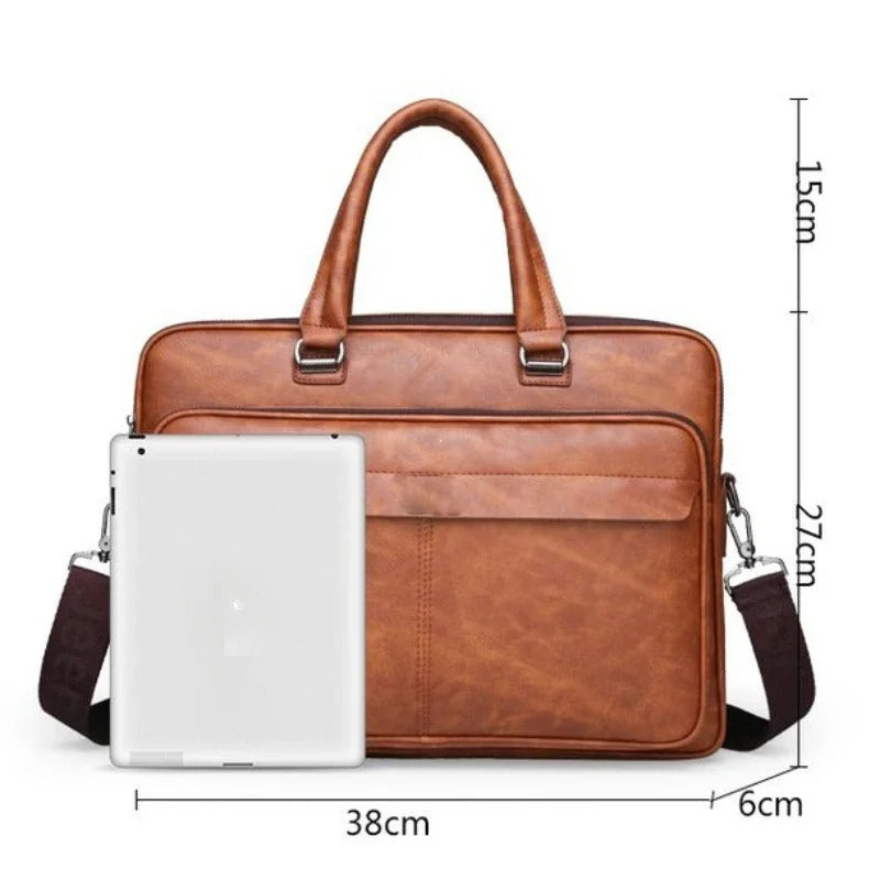 DIEGO | Leather Messenger Bag