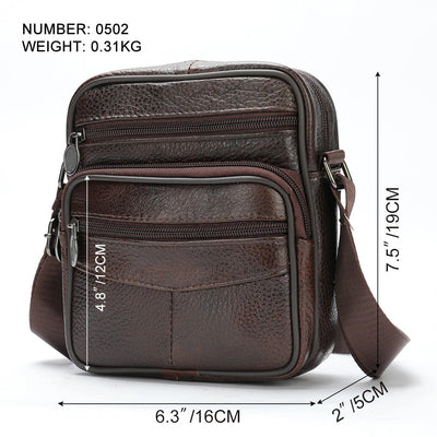 FRANCO | Comfortable leather shoulder bag for men