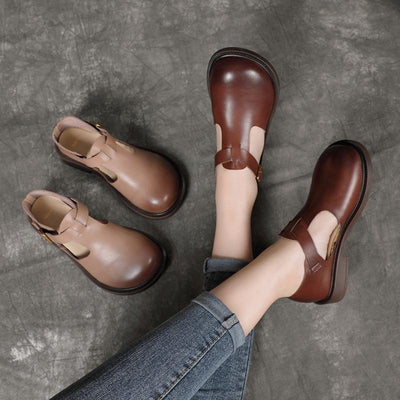 Katee | Leather Mary Janes